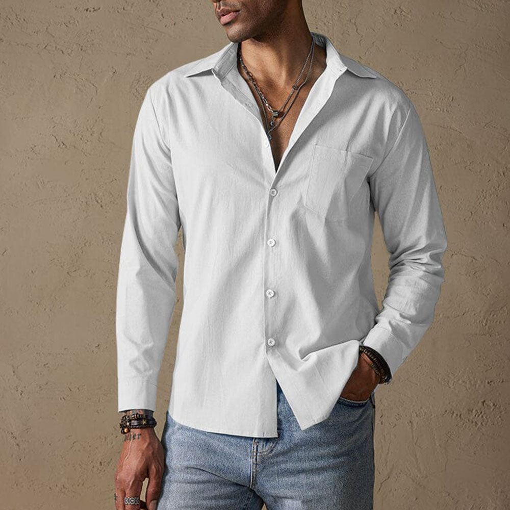 Lino Men's Casual Shirt | Premium Linen Blend 0