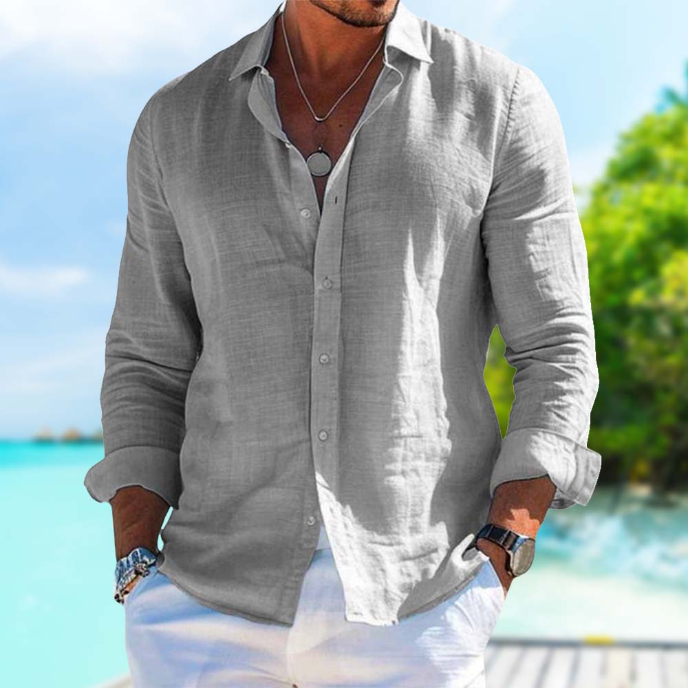 Lino Men's Casual Shirt | Premium Linen Blend 4
