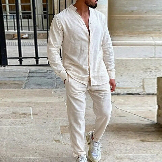 Lino Men's Linen Set | Breathable Fabric for Summer Comfort 0