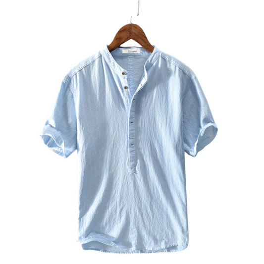 Lino Men's Linen Shirt | 100% Soft Linen, Tailored Fit 0