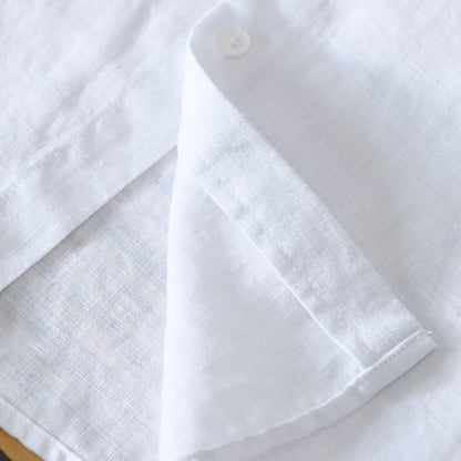 Lino Men's Linen Shirt | 3/4 Sleeve, Mandarin Collar 5