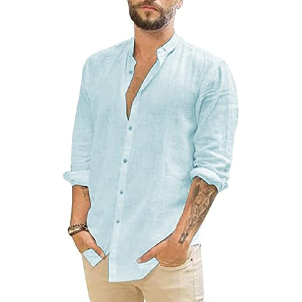 Lino Men's Linen Shirt | Breathable Fabric, Casual Style 1