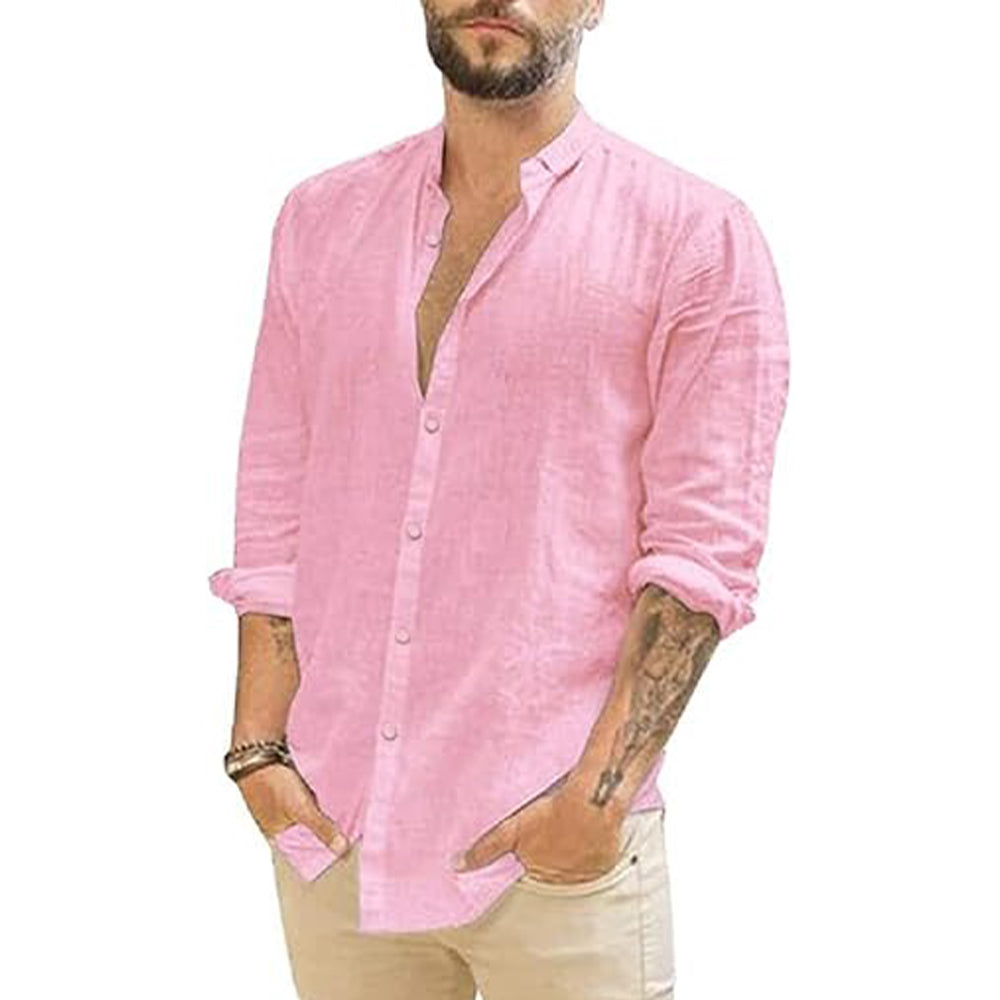 Lino Men's Linen Shirt | Breathable Fabric, Casual Style 2