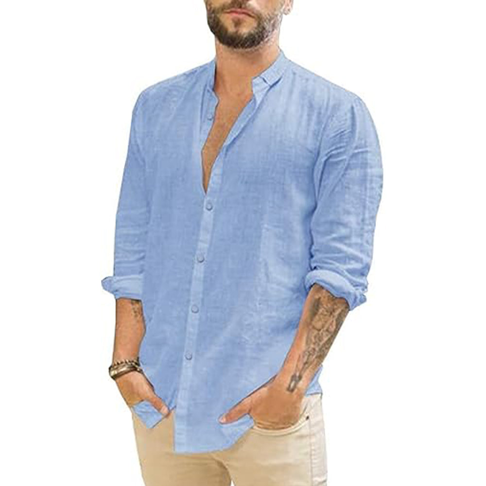Lino Men's Linen Shirt | Breathable Fabric, Casual Style 3