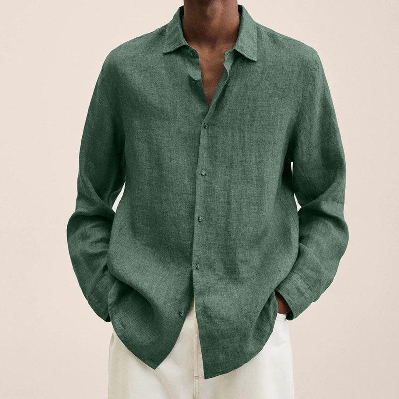 Lino Men's Linen Shirt | Breathable Fabric, Tailored Fit 6