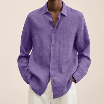Lino Men's Linen Shirt | Breathable Fabric, Tailored Fit 8