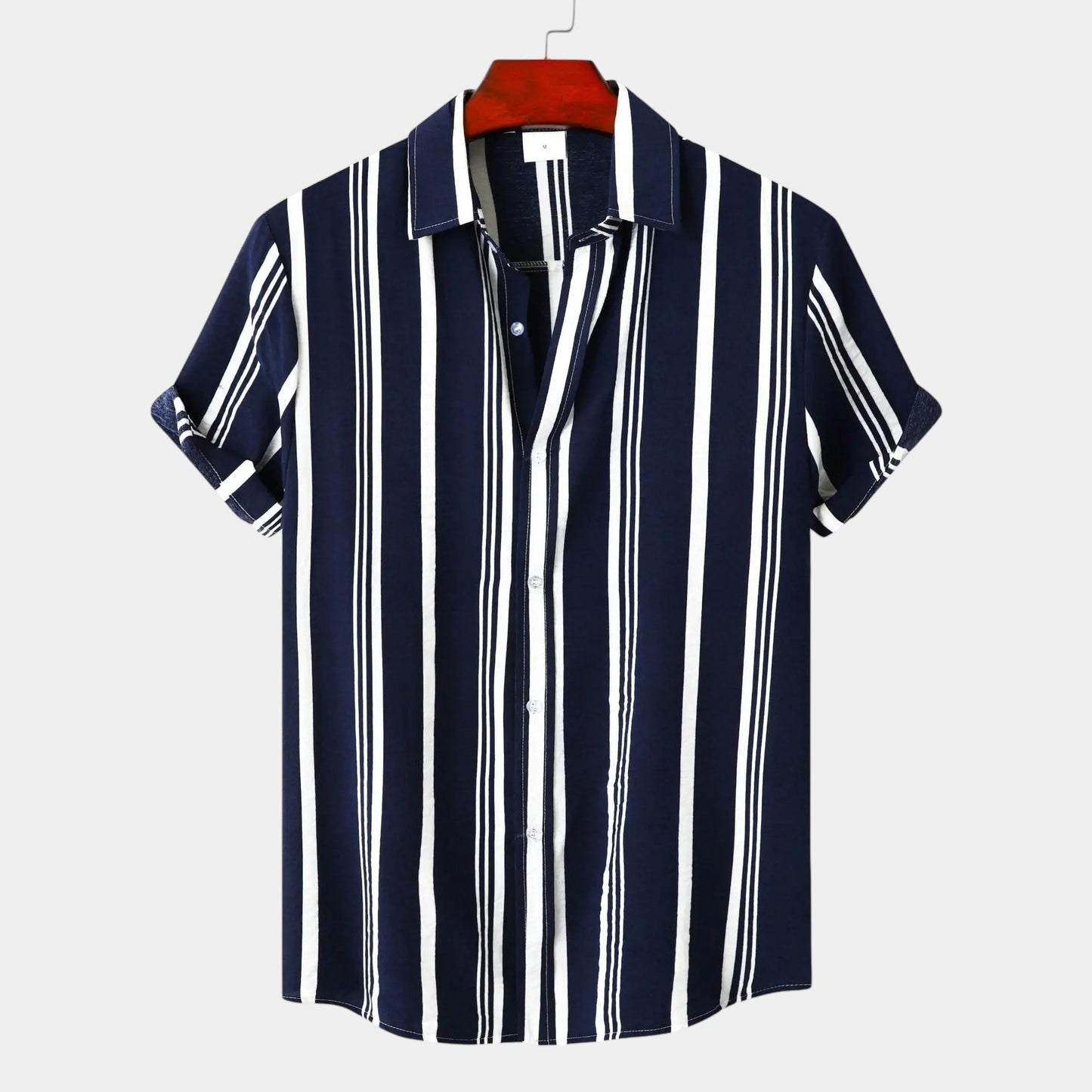 Lino Men's Linen Shirt | Classic Striped Design 0