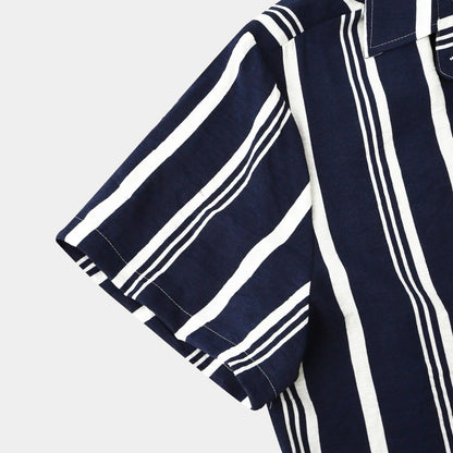 Lino Men's Linen Shirt | Classic Striped Design 3