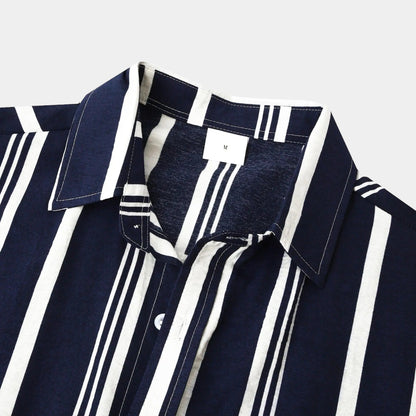 Lino Men's Linen Shirt | Classic Striped Design 5