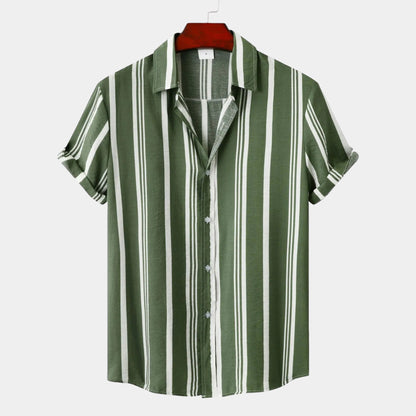 Lino Men's Linen Shirt | Classic Striped Design 6