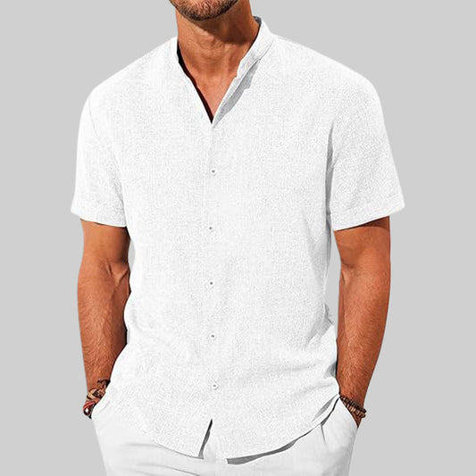 Lino Men's Linen Shirt | Ultra-Soft Blend, Modern Fit 0