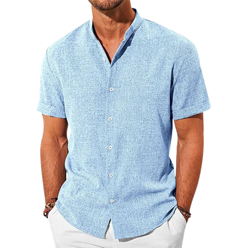 Lino Men's Linen Shirt | Ultra-Soft Blend, Modern Fit 1