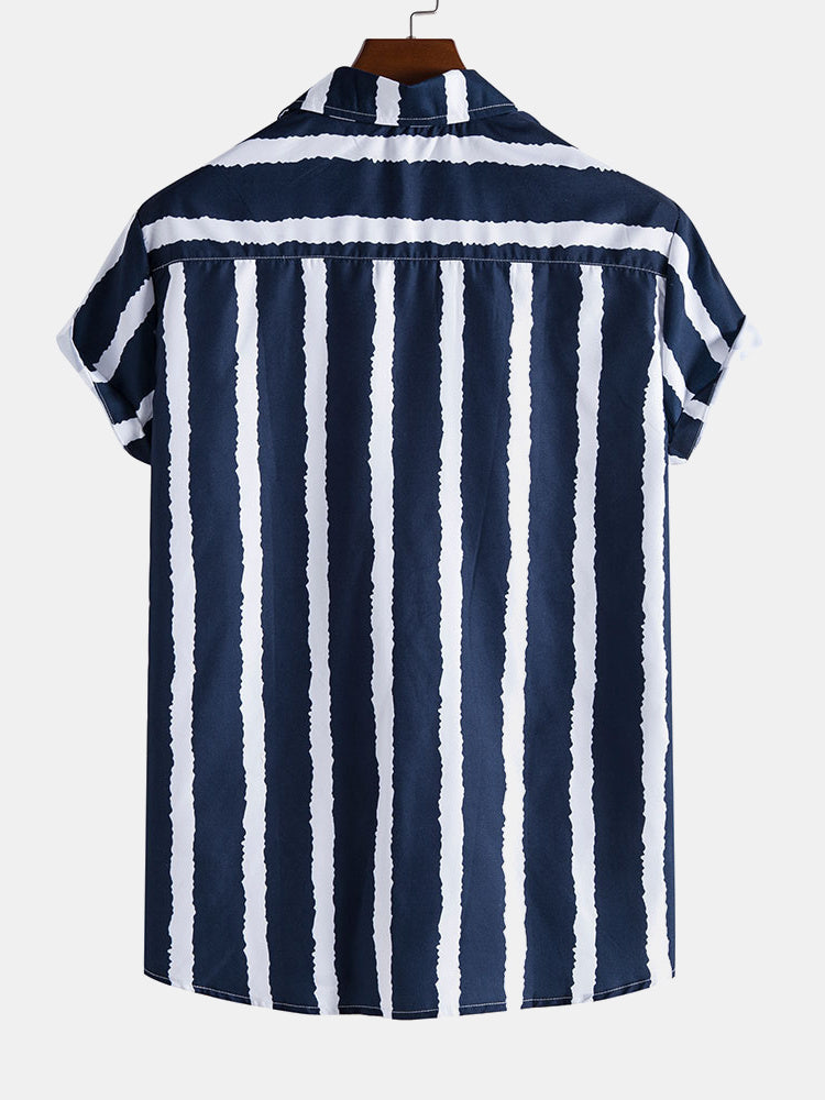 Luminous Men's Shirt | Lightweight Striped Fabric, Modern Fit 1