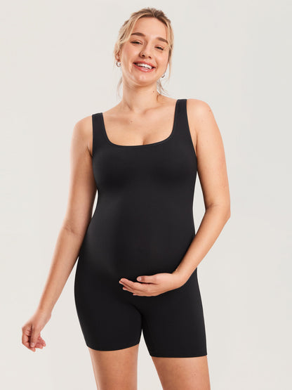 Ribbed Maternity Romper – Luvira