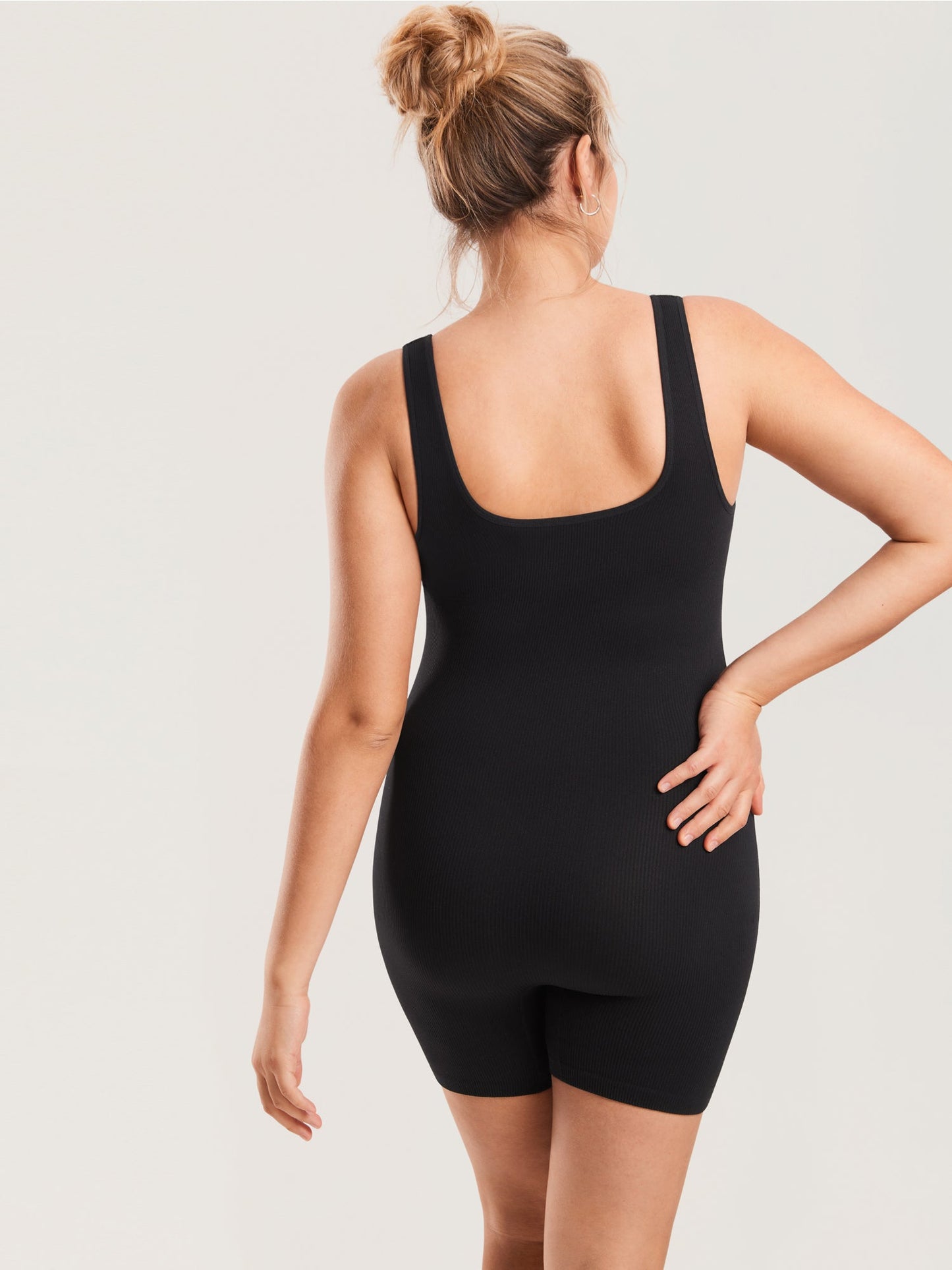 Ribbed Maternity Romper – Luvira