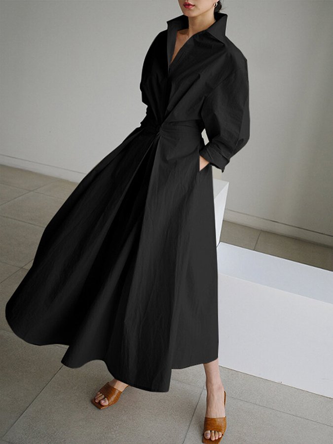 Mabel Women's Dress | Lightweight Fabric, Elegant Button Closure 4