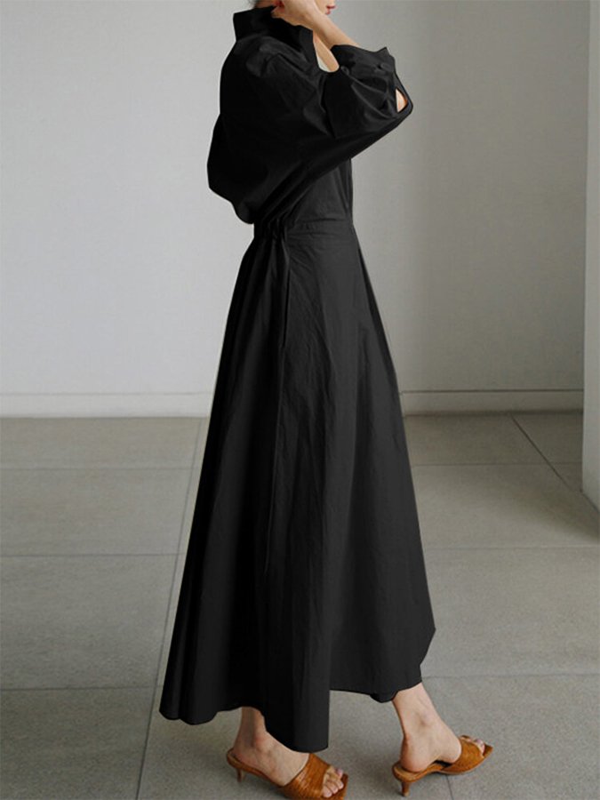 Mabel Women's Dress | Lightweight Fabric, Elegant Button Closure 5