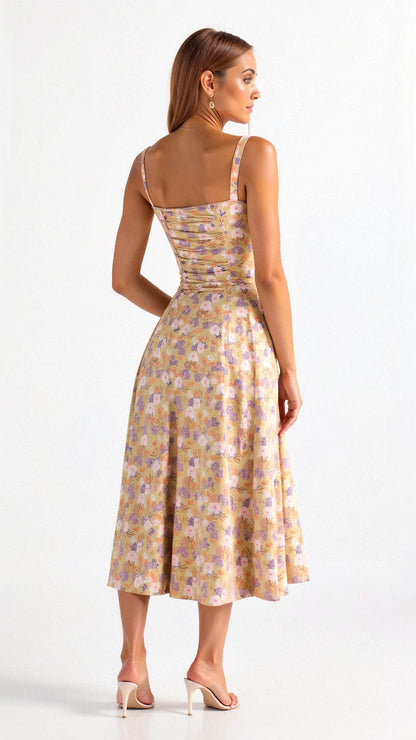 Mabel Women's Midi Dress | Corset Design, Elegant Summer Style 1