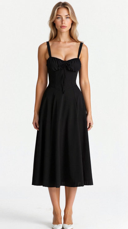 Mabel Women's Midi Dress | Corset Design, Elegant Summer Style 2