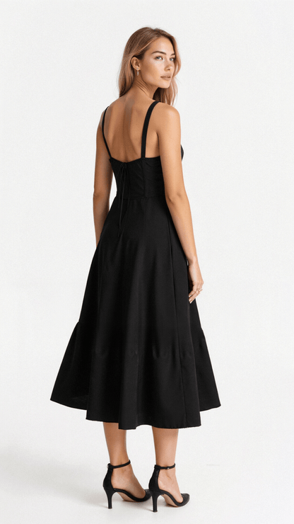 Mabel Women's Midi Dress | Corset Design, Elegant Summer Style 3