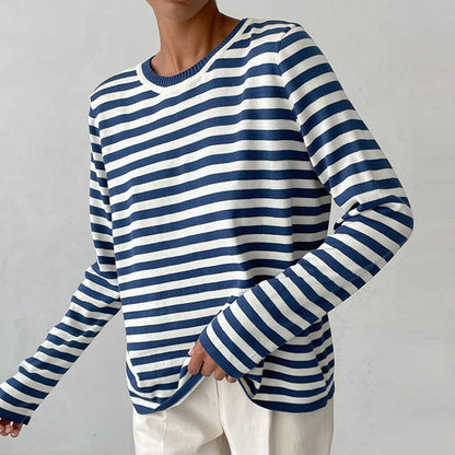 Lunaria - Elegant Striped Shirt