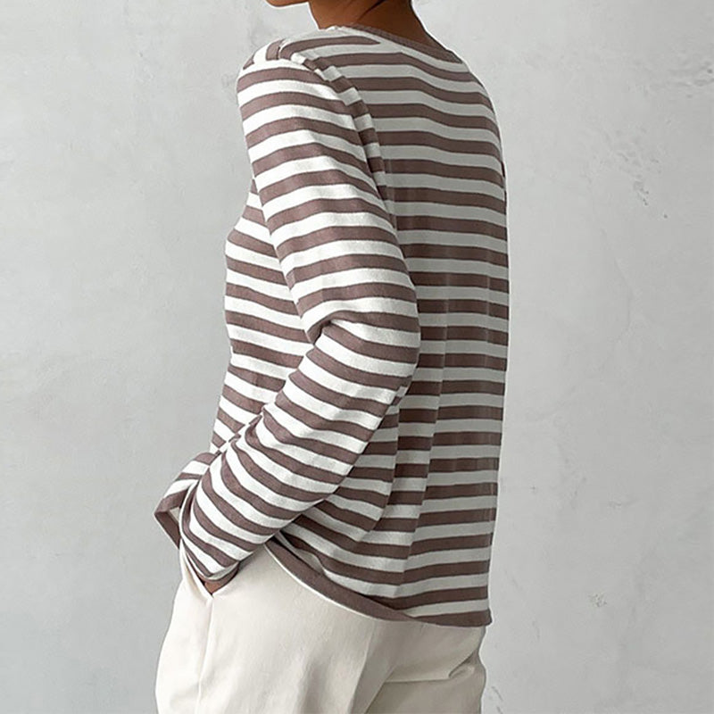 Lunaria - Elegant Striped Shirt