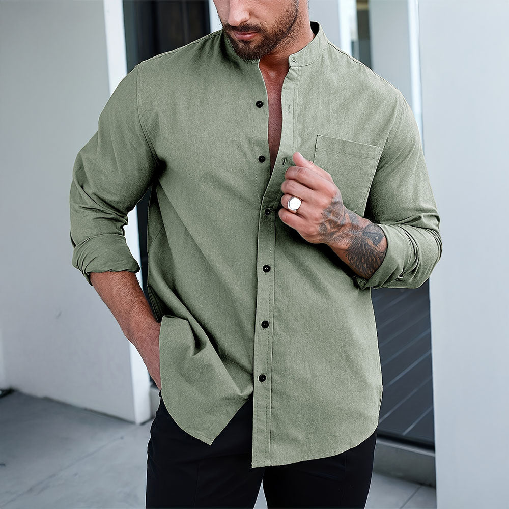 Mando Men's Button Up Shirt | Organic Fabric Blend 2
