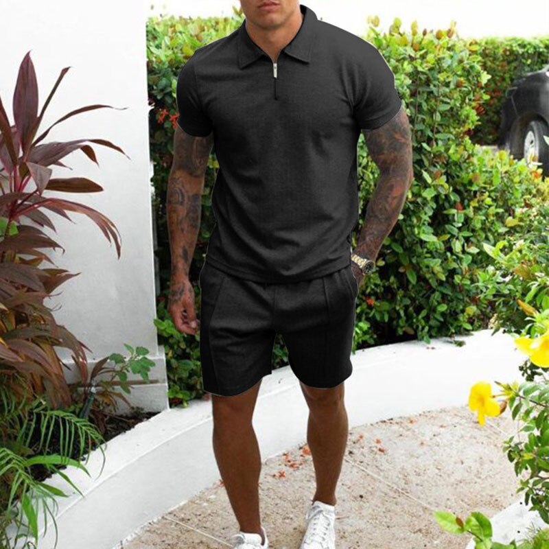 Maverick Men's Summer Tracksuit Set | Soft Cotton Blend, Casual Comfort 1