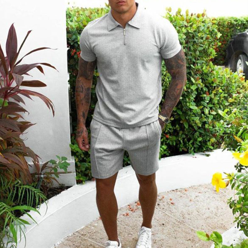 Maverick Men's Summer Tracksuit Set | Soft Cotton Blend, Casual Comfort 2