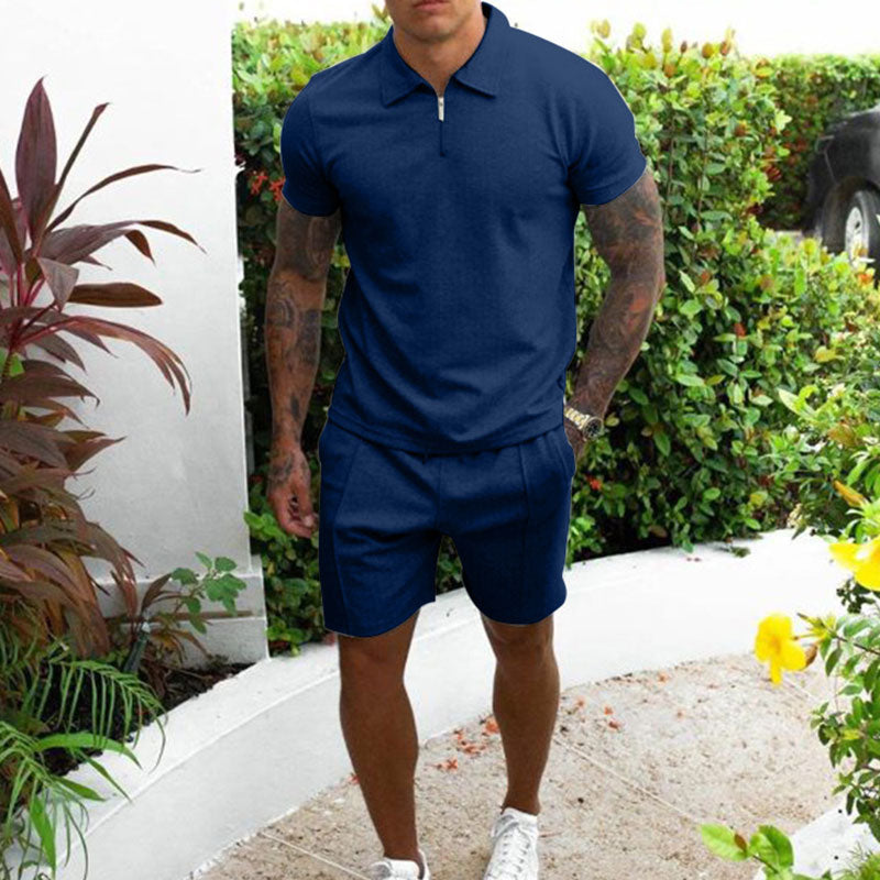 Maverick Men's Summer Tracksuit Set | Soft Cotton Blend, Casual Comfort 3