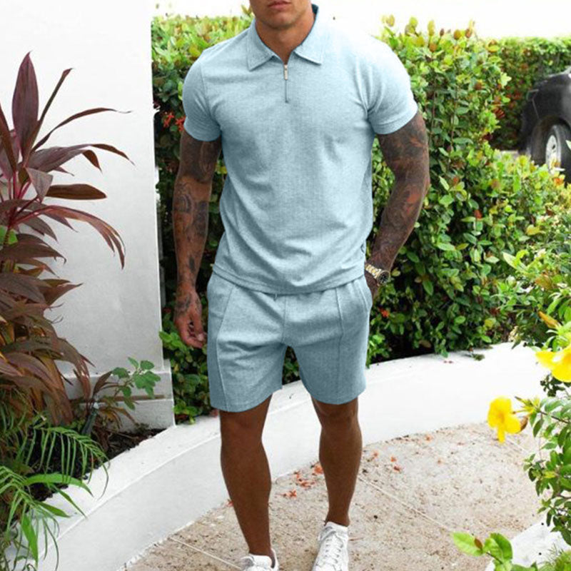 Maverick Men's Summer Tracksuit Set | Soft Cotton Blend, Casual Comfort 5