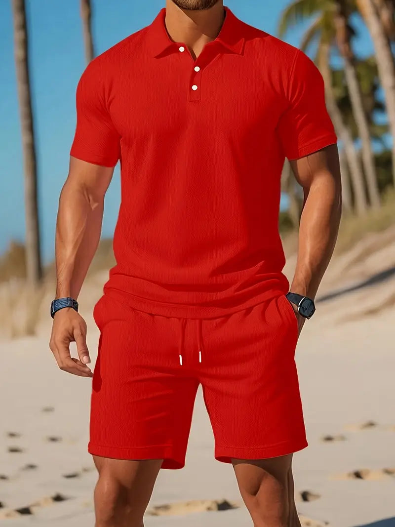 Mavi Men's Polo Set | Casual Stretch Fabric for Spring & Summer 2