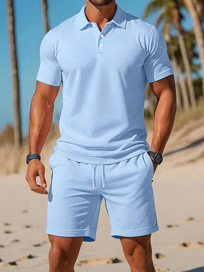 Mavi Men's Polo Set | Casual Stretch Fabric for Spring & Summer 3