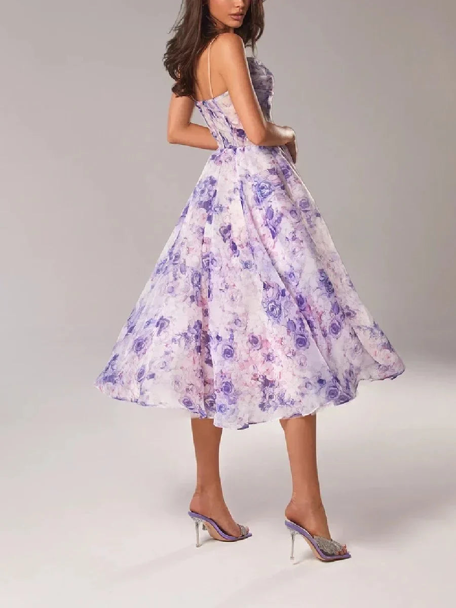 Mavi Women's Cocktail Dress | Structured Strapless Elegance 1