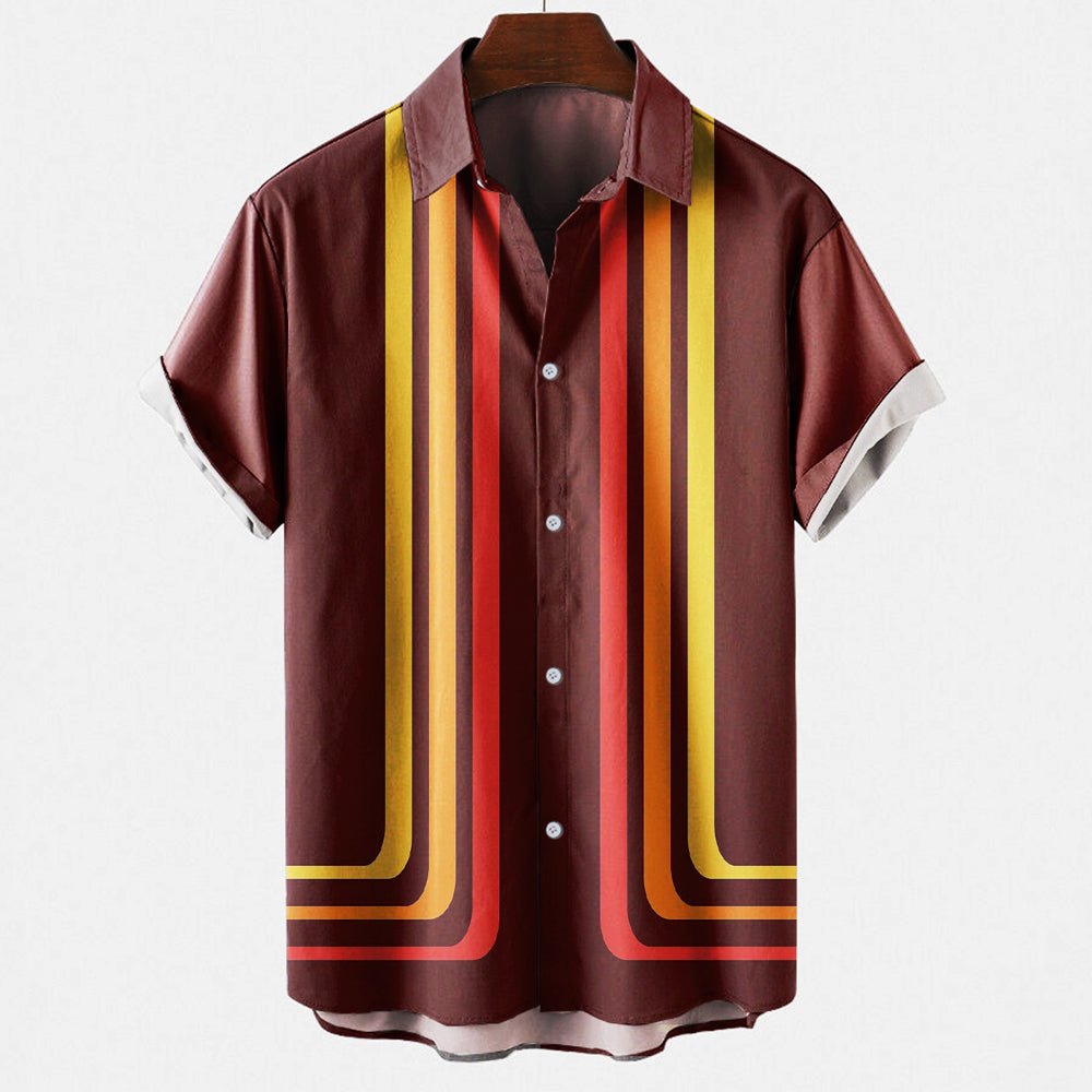 Retro vintage print shirt – Mavino