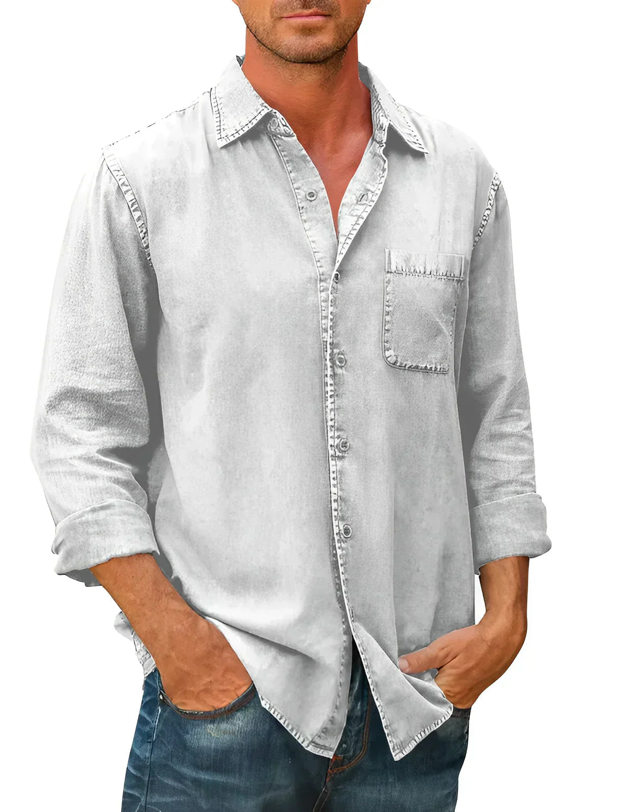 Max Men's Casual Shirt | Breathable Fabric, Relaxed Fit 1