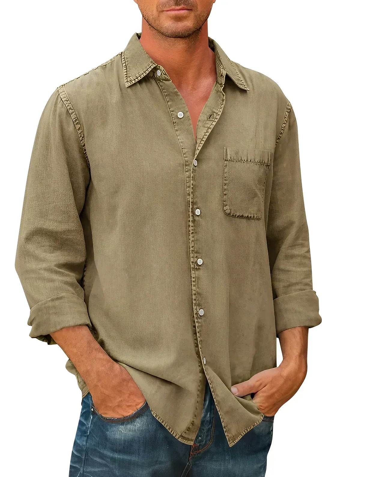 Max Men's Casual Shirt | Breathable Fabric, Relaxed Fit 2