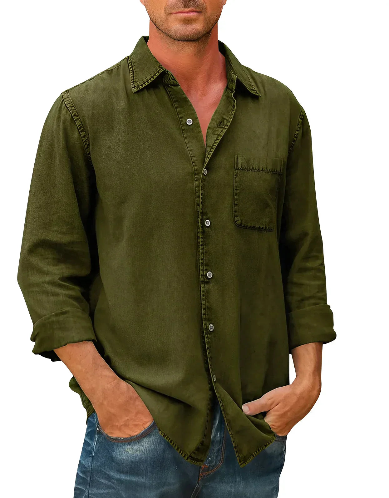 Max Men's Casual Shirt | Breathable Fabric, Relaxed Fit 3