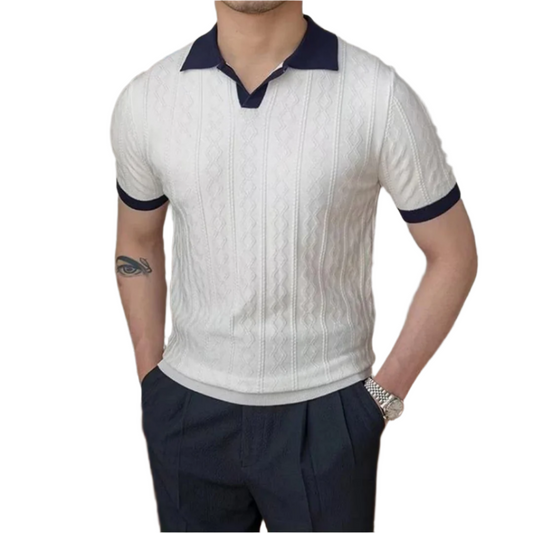 Max Men's Polo Shirt | Comfortable V-Neck Design 0