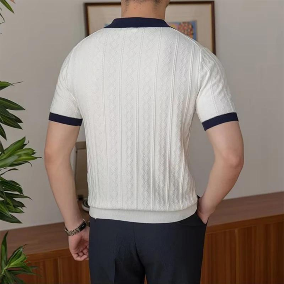 Max Men's Polo Shirt | Comfortable V-Neck Design 1