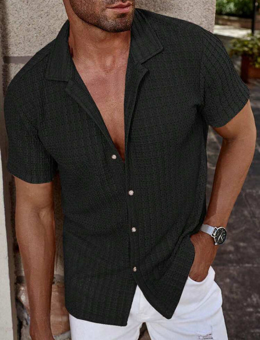 Max Men's Short Sleeve Shirt | Lightweight Linen Blend 0
