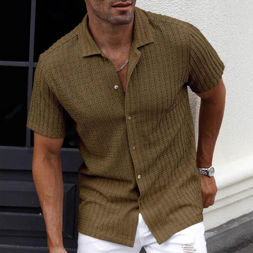 Max Men's Short Sleeve Shirt | Lightweight Linen Blend 1