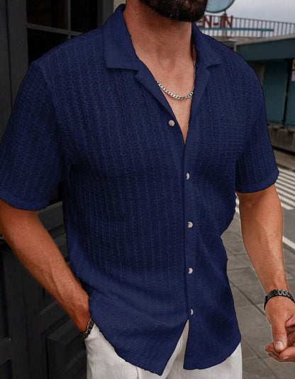 Max Men's Short Sleeve Shirt | Lightweight Linen Blend 10