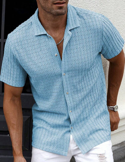 Max Men's Short Sleeve Shirt | Lightweight Linen Blend 11