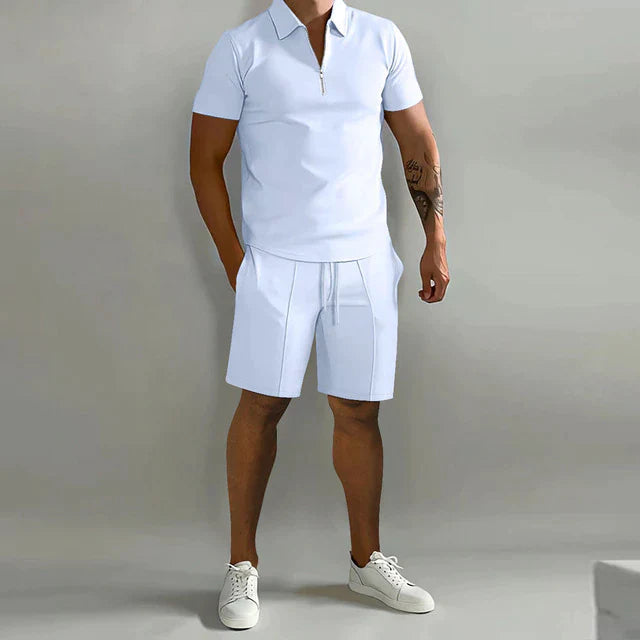 Max Men's Summer Set | Premium Polo and Shorts, Luxurious Fabric 4