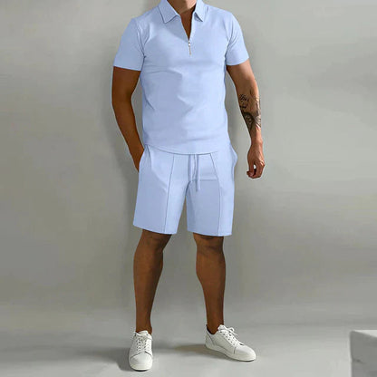Max Men's Summer Set | Premium Polo and Shorts, Luxurious Fabric 6