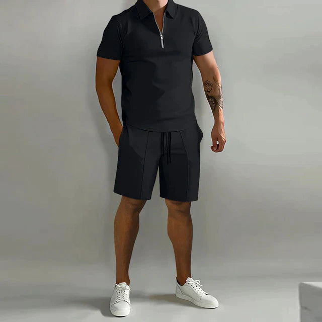 Max Men's Summer Set | Premium Polo and Shorts, Luxurious Fabric 7