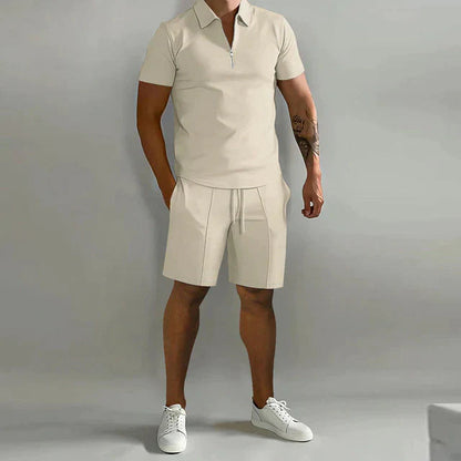 Max Men's Summer Set | Premium Polo and Shorts, Luxurious Fabric 9