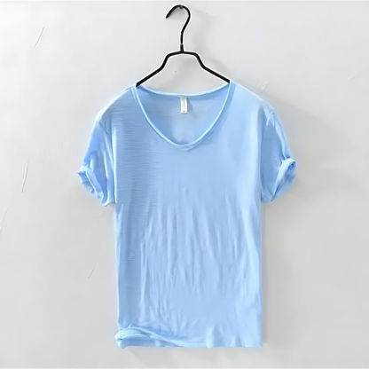 Max Men's V-Neck T-Shirt | Premium Cotton Blend, Casual 0