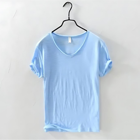 Max Men's V-Neck T-Shirt | Premium Cotton Blend, Casual 0
